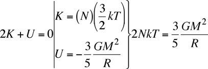 Derivation of the Jean's Mass