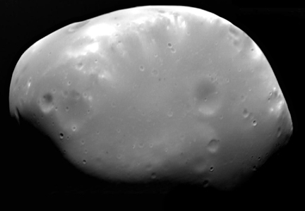 Mars' Moon Deimos from Viking Orbiter 2